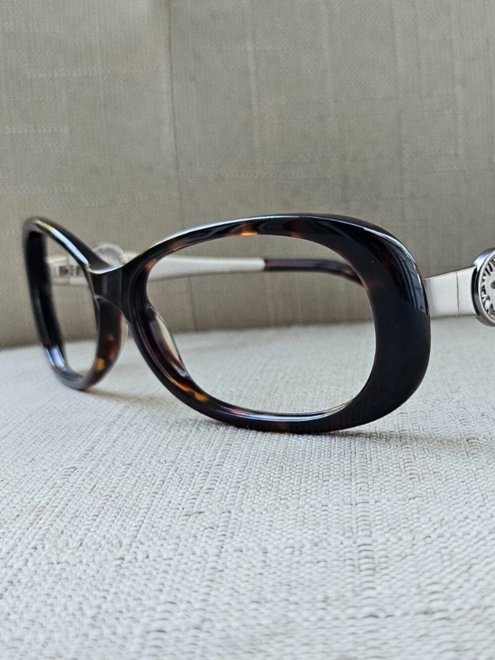 Anne Klein Women Eyeglasses Frame Brown Tortoise/Gunmetal Eyewear Glasses AK3155